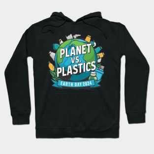 Earth Day 2024 Planet VS Plastics Men Women Kids Cute Hoodie